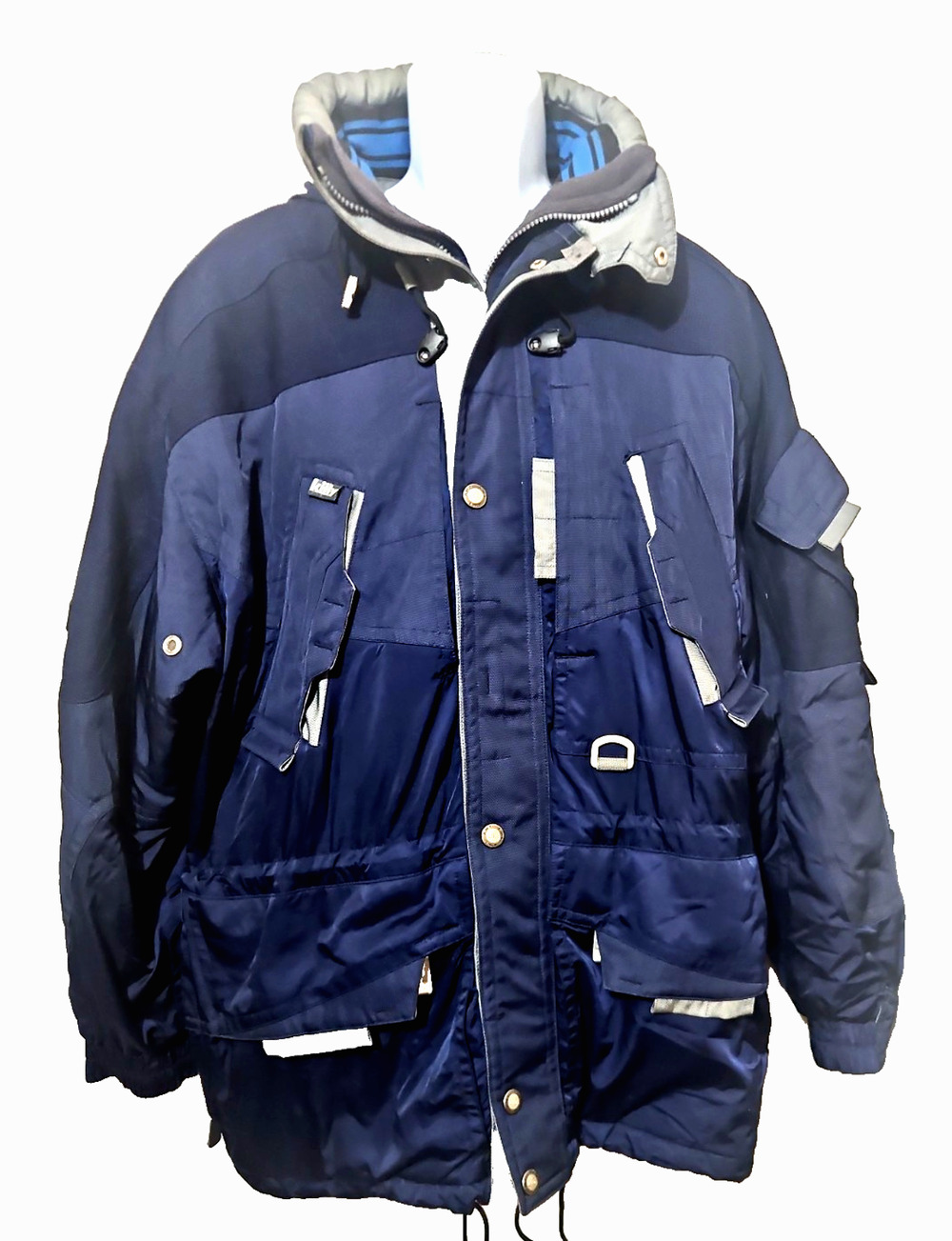 Killy Hooded Ski Jacket AWT, Recco Rescue System Vintage Size XL
